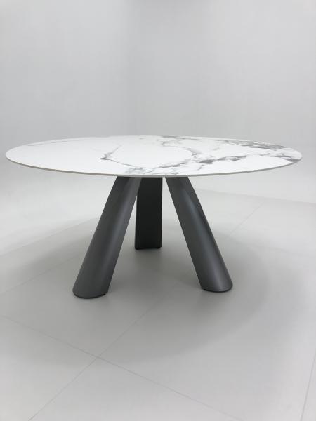 Wholesale Luxury Dinning Room Table Sets With White Marble Top And 6 Chairs
