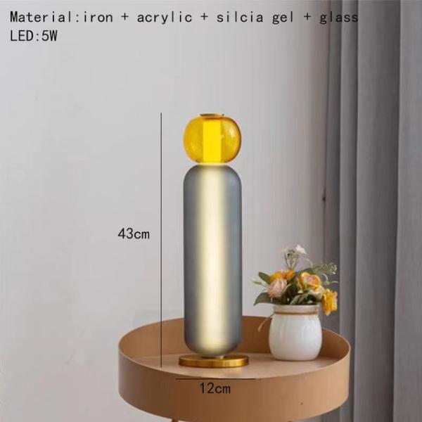 Designer Colored Pendant Lamps LED Stained Glass Pendant Light Bar Shop Restaurant Light(WH-AP-603)