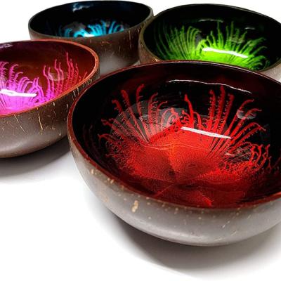 100% Coconut Shell Love Heart Bowls Eco Friendly and Unique Design for Healthy Eating