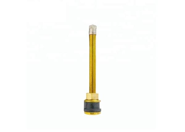 Clamp In Valve Stem V3.21.7 Grommet Brass Straight 115mm Valve TR573