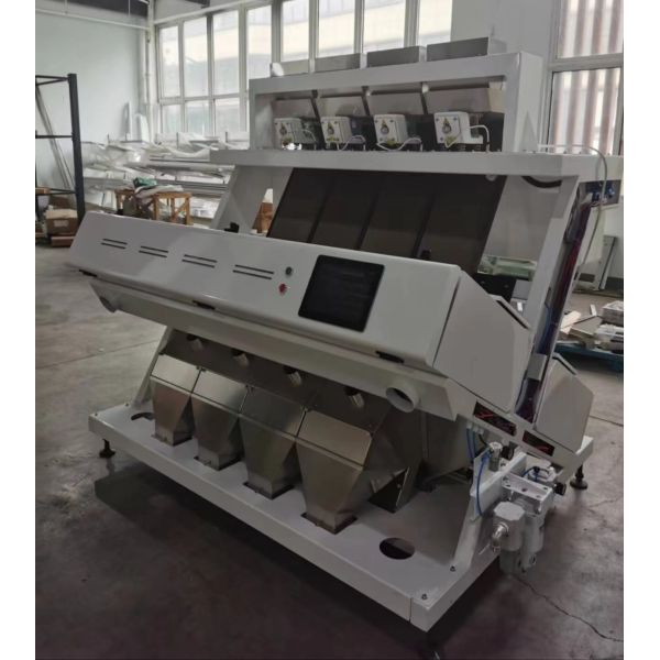 Sortador de cores de arroz de quatro camadas, alta resolução e baixa quebra