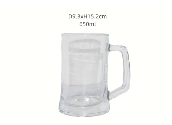 560ml Hoshine Joy Clear Glass Drinking Cups Ideal for Daily Use