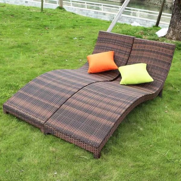 Бистро расслабление пляжный шезлонг коричневый портативный пляжный кресло