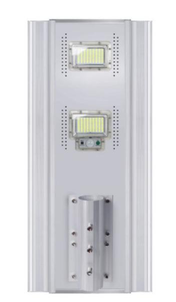 2 cabeças 100 watts integraram a fábrica solar 700x320x50mm da luz de rua do diodo emissor de luz