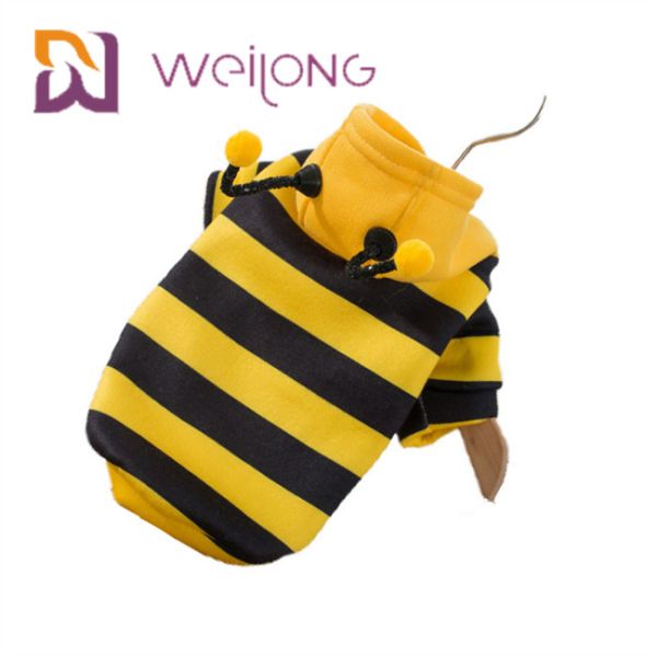 Одежды Hoodie собаки костюма пчелы прокладки одежды любимца Florea Apis смешные