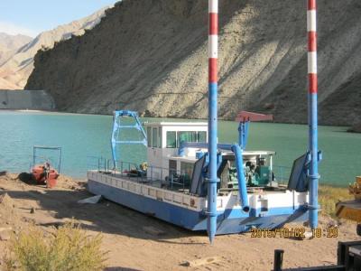 14 metros de profundidade de dragagem Sistema de operação Siemens Barco de dragagem com 1432 KW de potência e 500M3/H