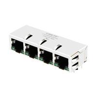 connecteurs verts de 4x10/100Mbps PulseJack JX80-0022NL/LPJ46404AFNL LED Rj45