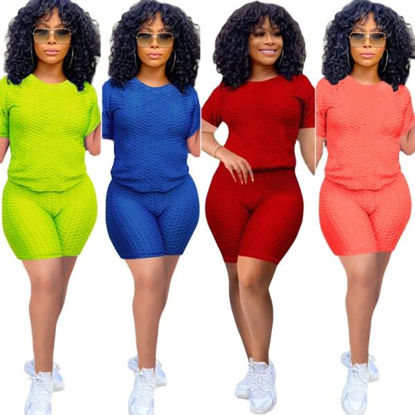 2021 antibacterial good quality 2 pieces set yoga shirt shorts jogger shorts tracksuit tops sportswear