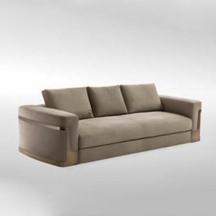Luxury Solid Wood Frame Matte Fabric Living Room Sofa For Home Furniture