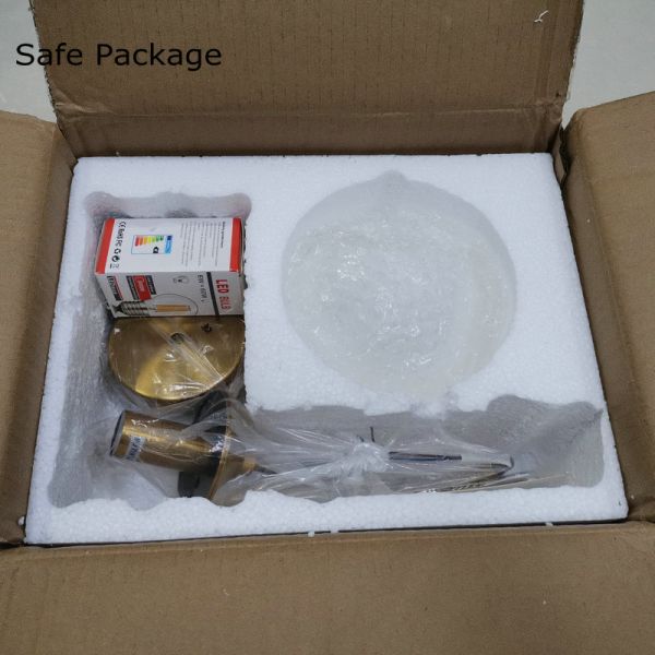 Rose Gold Color glass ball wall sconce for Corridor Living room Studio Bedroom ( WH-OR-07)