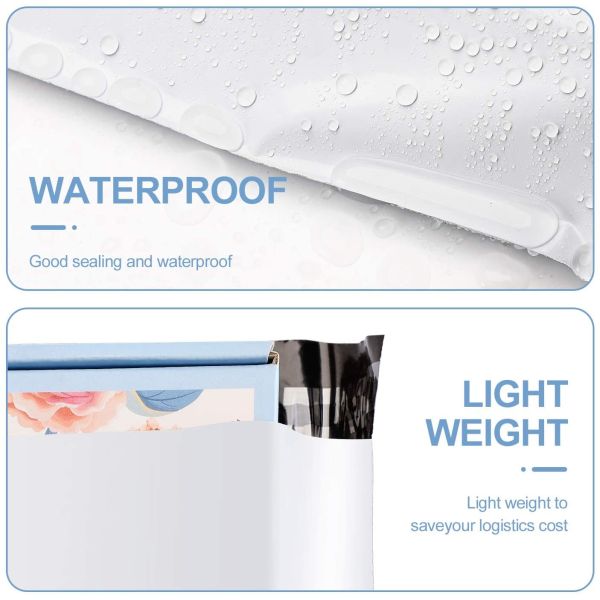 Поли пластиковая почтовая отправка кладет серый цвет в мешки для одежды