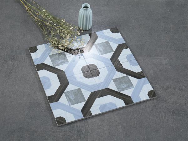 Blue 20x20cm Ceramic Rustic Tile for Wall and Floor