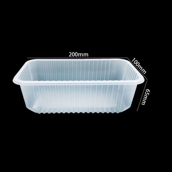 bandeja de plástico PP de calidad alimentaria para comidas preparadas