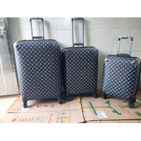 Фабрика Custom OEM Leather Wholesale High Quality Aluminum Alloy Frame Trolley Suitcase Luxury Luggage Sets (Фабрика на заказ OEM кожаная оптовая торговля высококачественной алюминиевой сплав рамкой тележки чемодан