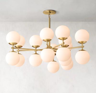 Cristal RH Moderno candelabro Chrome Finish 8 luzes Copo de lâmpada