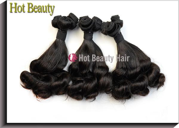 8 - 10 Brazilian Grade 7A Virgin Hair , Spring Curl Human Hair Extensions