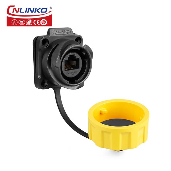 Manufacturer Cnlinko IP68 Male Female RJ45 Connector Waterproof RJ45 Ethernet Connector