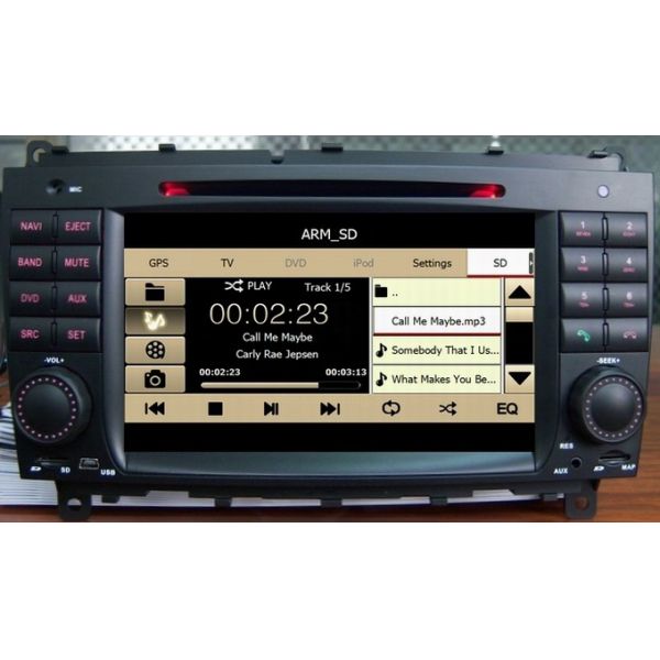 Car audio for Mercedes Benz CLK W209 /Benz CLS W219 body kit with iPod RDS radio mp3 player OCB-8812