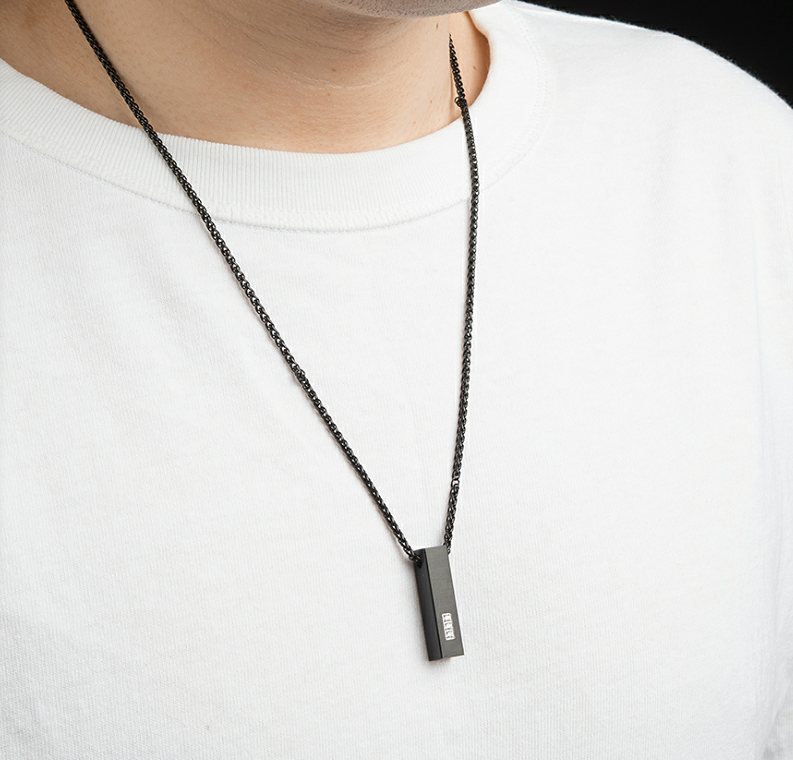 Moda Joyería Encanto Collar Diseño Cruce de acero inoxidable Collar de cadena de collar para hombres mujeres 22-24 pulgadas