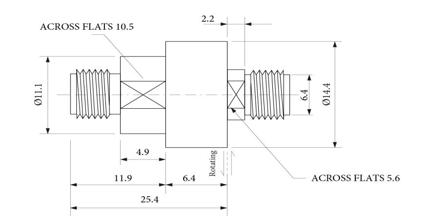 1 кольцо выскальзывания 1500W HF канала роторное 18 GHz частоты со снабжением жилищем нержавеющей стали
