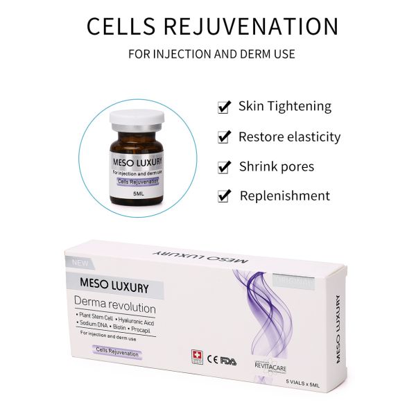 OEM Private Label Cell Rejuvenation Skin Booster Deeply Hydrating Anti-Aging Moisturizing Skin Mesotherapy Serum
