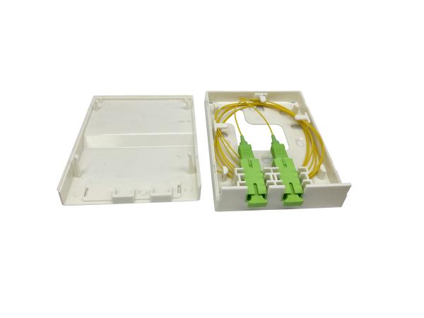 2 Port SC ABS G657B3 LSZH Fiber Optic Termination Box