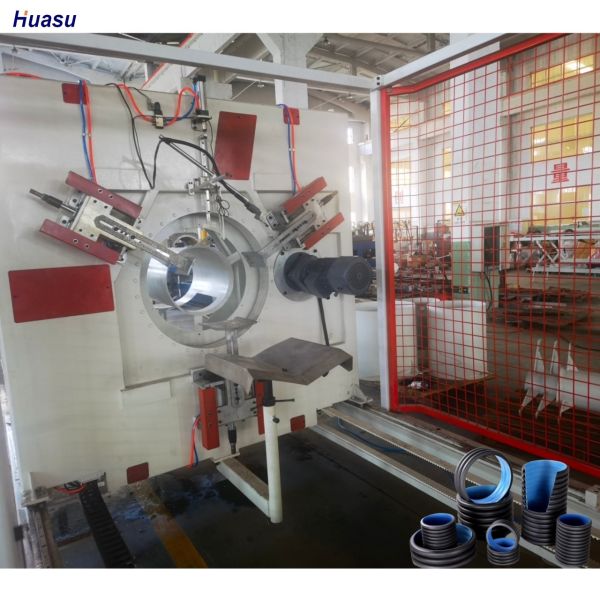 High-Efficiency Plast Corrugated Pipe Machine Extrusion Line with PLC Control System