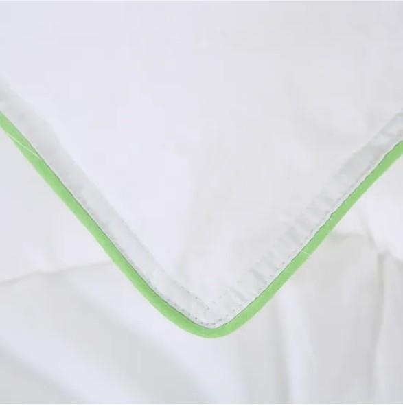 Piping Style Solid Microfiber Comforter Quilting Pattern White Microfiber Duvet Cover