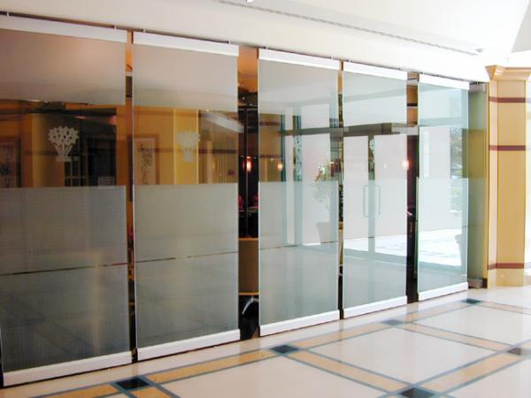Divisor de sala moderado Frameless de alumínio da separação de vidro de Soudproof para o escritório