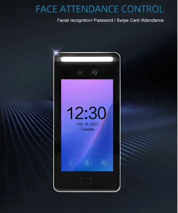 Biometric Technology Face Recognition Access Keypad for Access Control System