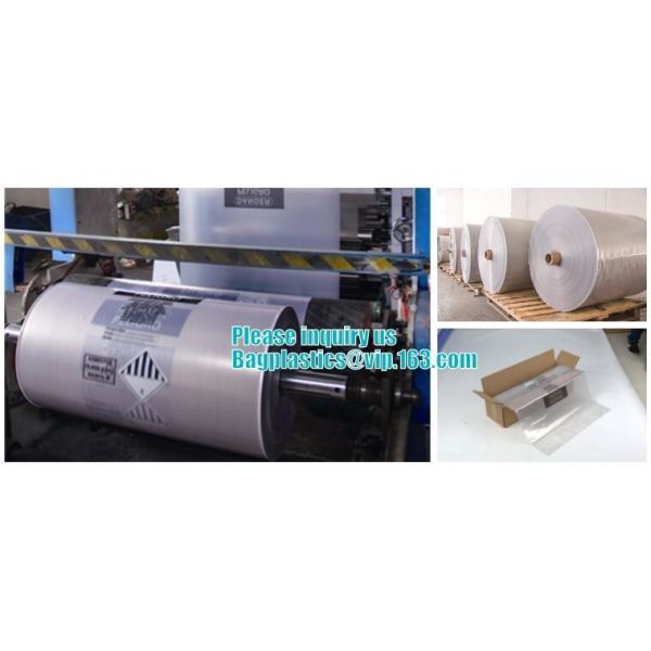 PE asbestos waste bags, Disposal Plastic Bag for Construction Waste, rubbish bag for asbestos fibers, bagplastics, bagea