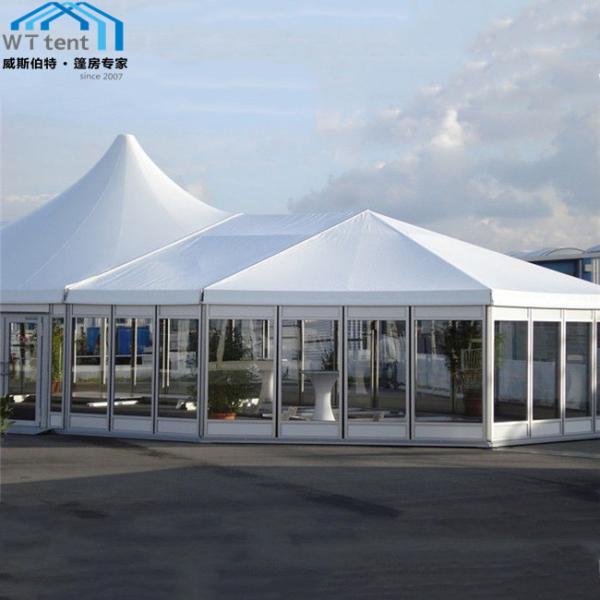 Mixed Custom Party Tents Waterproof PVC Roof for Trade Show Events