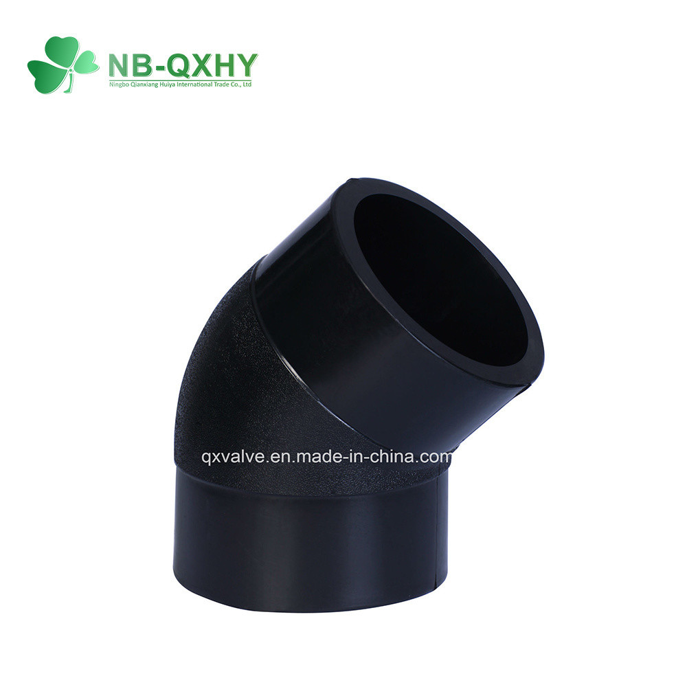 Чёрный оксид Finish HDPE Butt Fusion Reducer Tee для системы распределения воды и газа