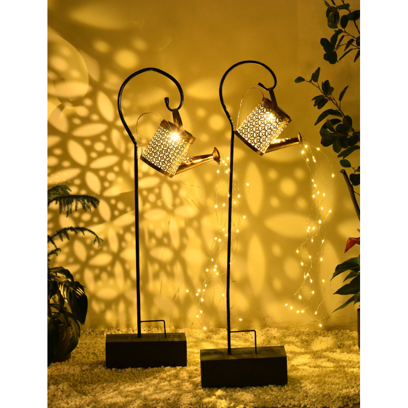 Continuous Lighting Time 8-10h Solar Kettle Light for Outdoor Decorative Lighting