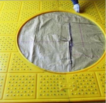 ZP175 ZP275 ZP375 Drilling Rig Spare Parts Non Slip Mat For Rotary Table