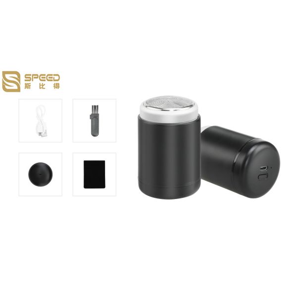RZ-201 Mini Lighting Display electric hair shaver CE Battery 250mah