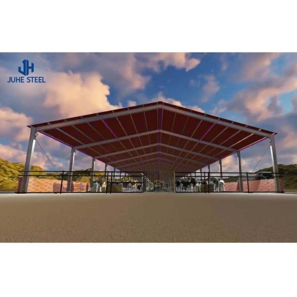 Структурные стальные строительные фермы с окрашенным отделкой и окном из алюминиевого сплава