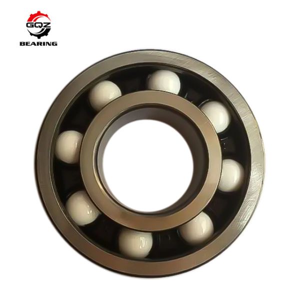 C3 Clearance Polyamide cage 6302 Hybrid Ceramic Ball Bearings ZrO2 Ceramic Balls 6302 TNH/HC5C3