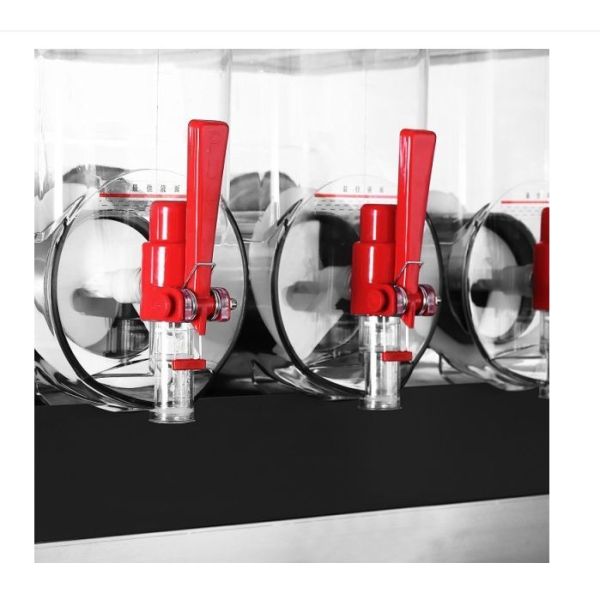 Máquina de fatura lamacenta congelada 3 tanques da lama da bebida fabricante 110V do batido de 15 litros