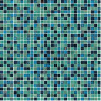 Deep green and metalic piece10mm glass mosaic mix pattern kitchen backspalsh
