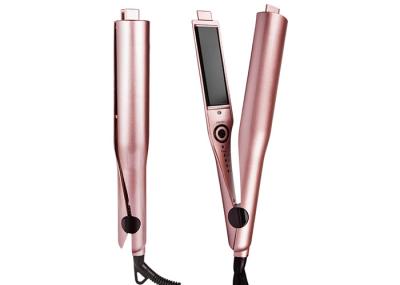 OEM 220 degree Hair Straightener Curler 2 In 1 Nano Titanium Plate