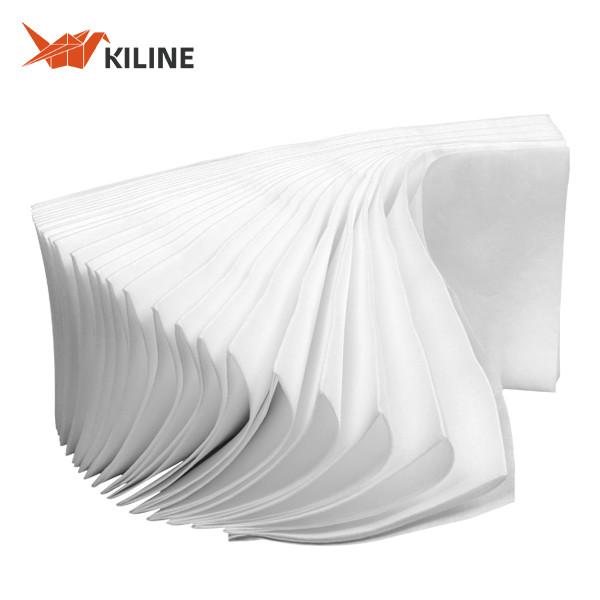 OEM 50gsm Limpadores blancos de cuarto limpio no tejidos para aplicaciones de baja limpieza