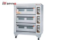 Gas Deck Oven Pizza Oven With Stone For Bakery Restaurant Bread Baking
