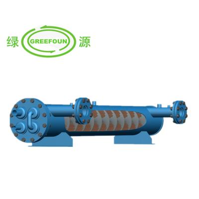 R140A Water Cooled Copper Tube Evaporator Stainless Steel Tube
