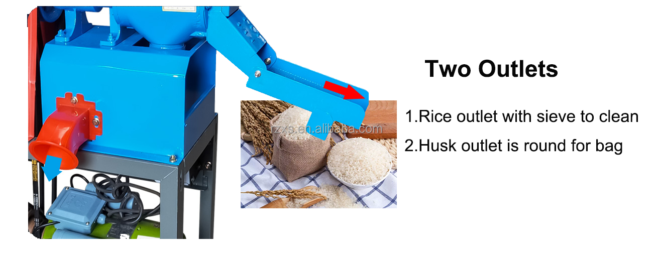 Polvillador de rodillos de martillo de molino de arroz Auto Sella para mini fresadoras combinadas pequeñas