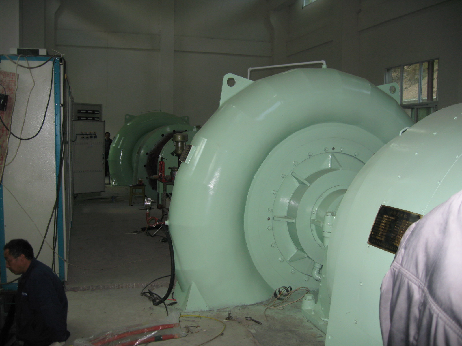 Компактная текстура генератора турбины 200kw воды Фрэнсис вертикальная гидро