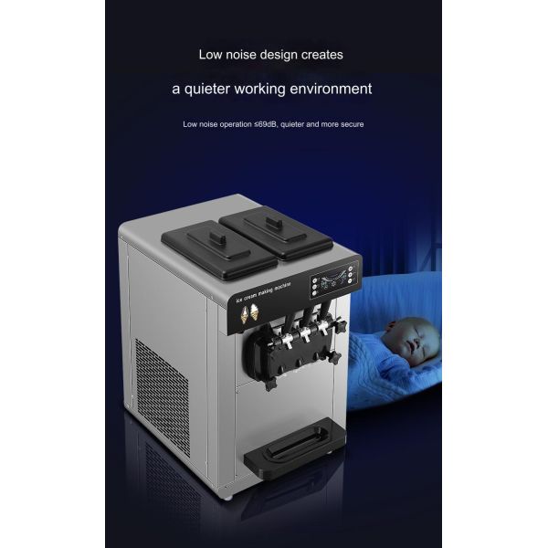Upgrade Your Kitchen with Our Fully Automatic Stainless Steel Ice Cream Maker