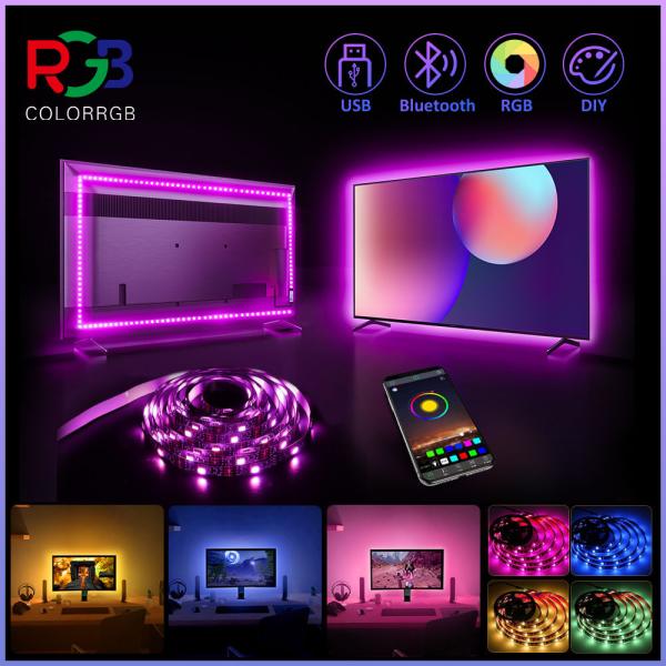1m Strip Light Set 3keys 5V RGB SMD 5050 LED IP65