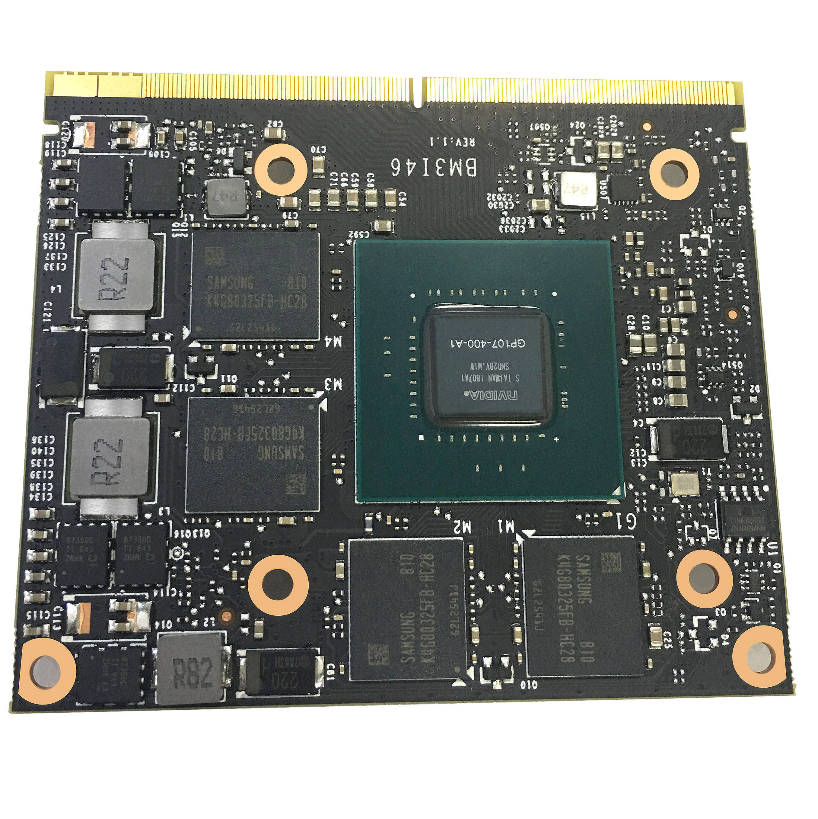 Графическая карта GTX1050 2 ГБ DDR5 MXM GP107 5400 МГц 128 бит