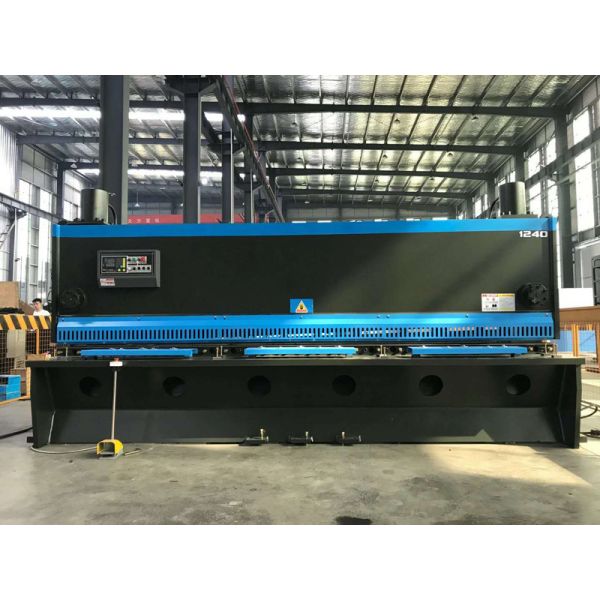 Máquina de corte eléctrica de acero resistente de la guillotina QC11K-12*4000 E21s de la placa